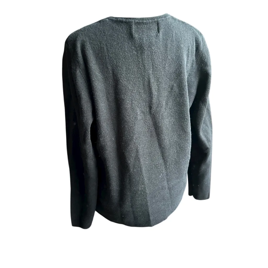 Designers Originals Studio Black Christmas Sweater Size L - Image 2