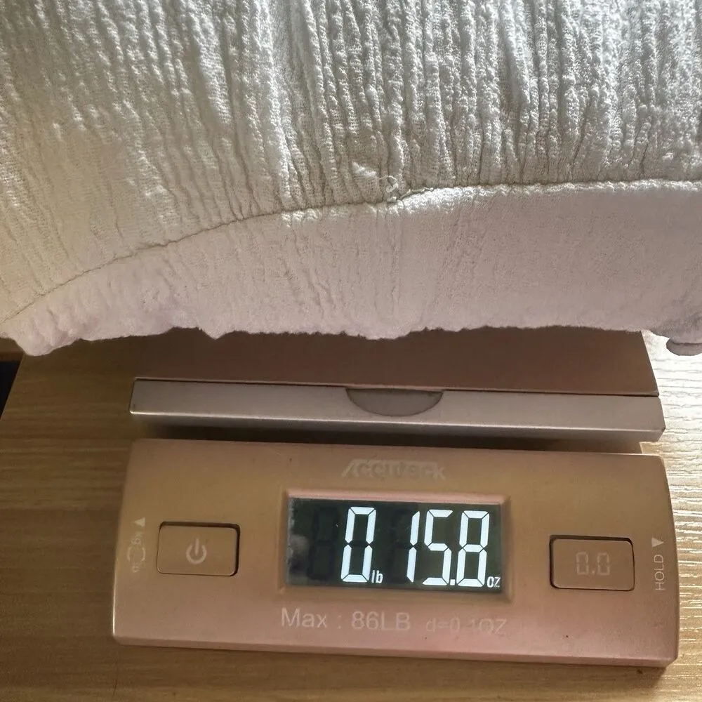 ASTR the Label White Linen Ferreira Smocked Gauze Midi Dress Medium Cottagecore - Image 9