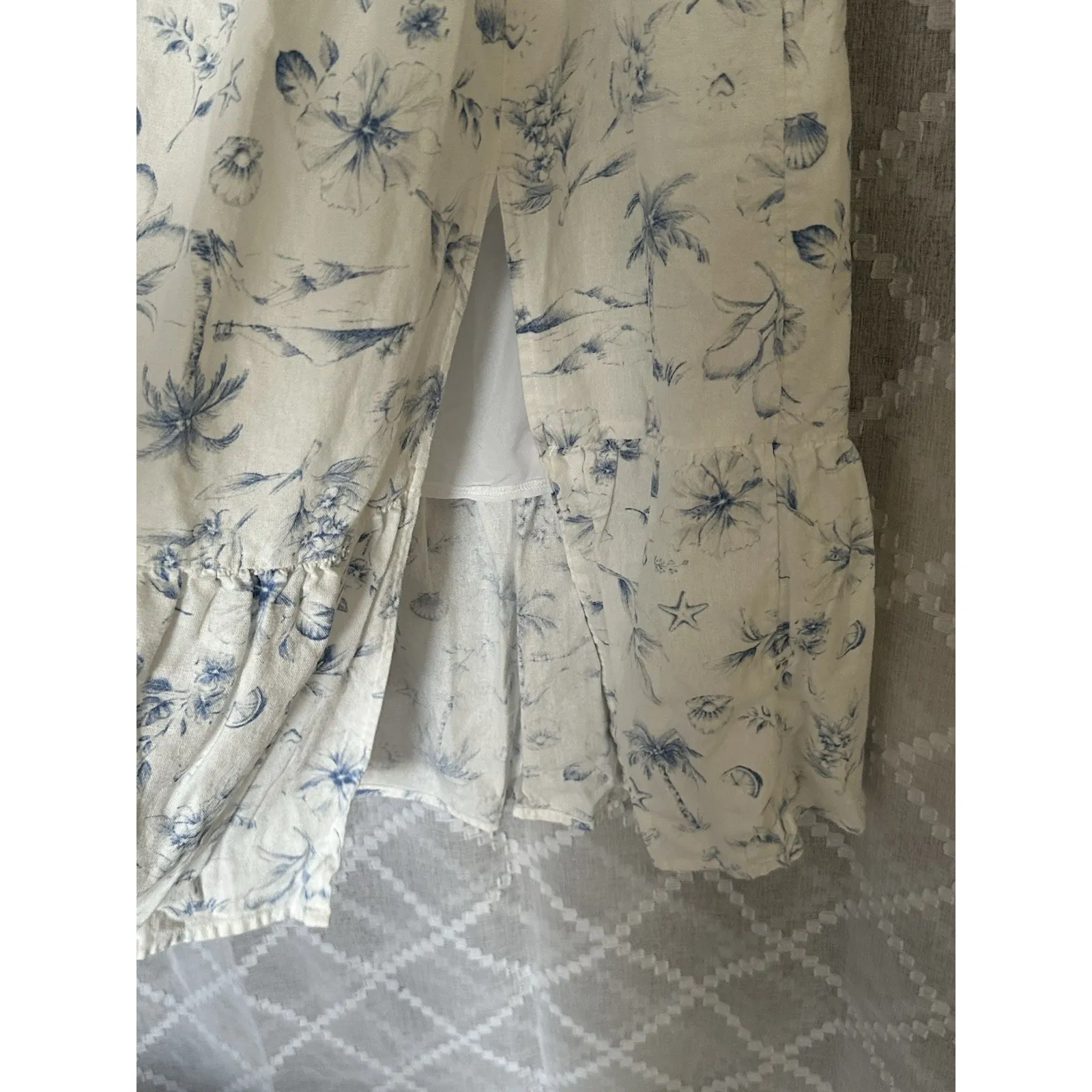 Hollister Women's Maxi Dress Small Boho Babydoll Floral Peasant 90s Cottagecore - Image 3