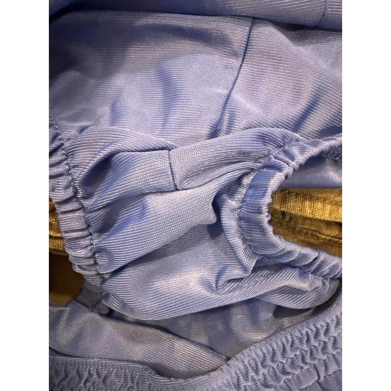 Vintage Harval Athletic MFG Running Shorts Blue Nylon Custom Team medium - Image 6