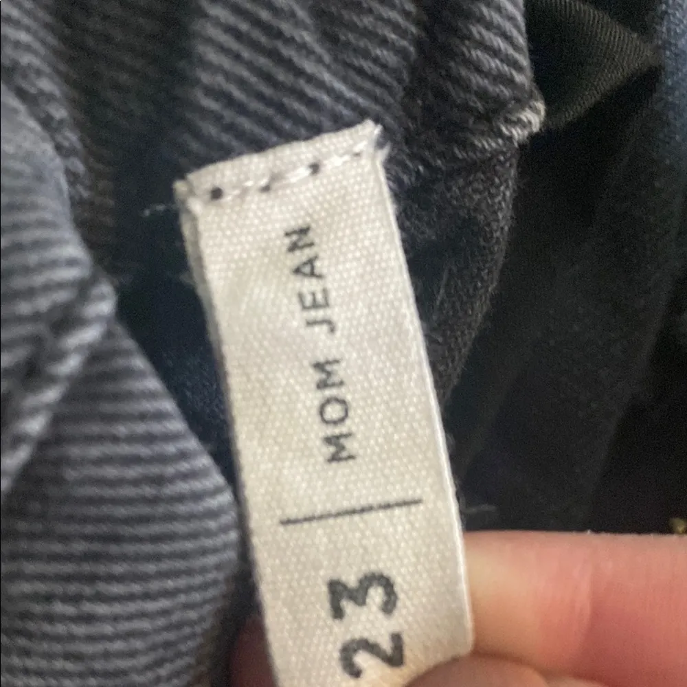 PacSun Size 23 Women's Teen Girl Black High-Waisted Paperbag Mom Jeans Pac Sun - Image 7