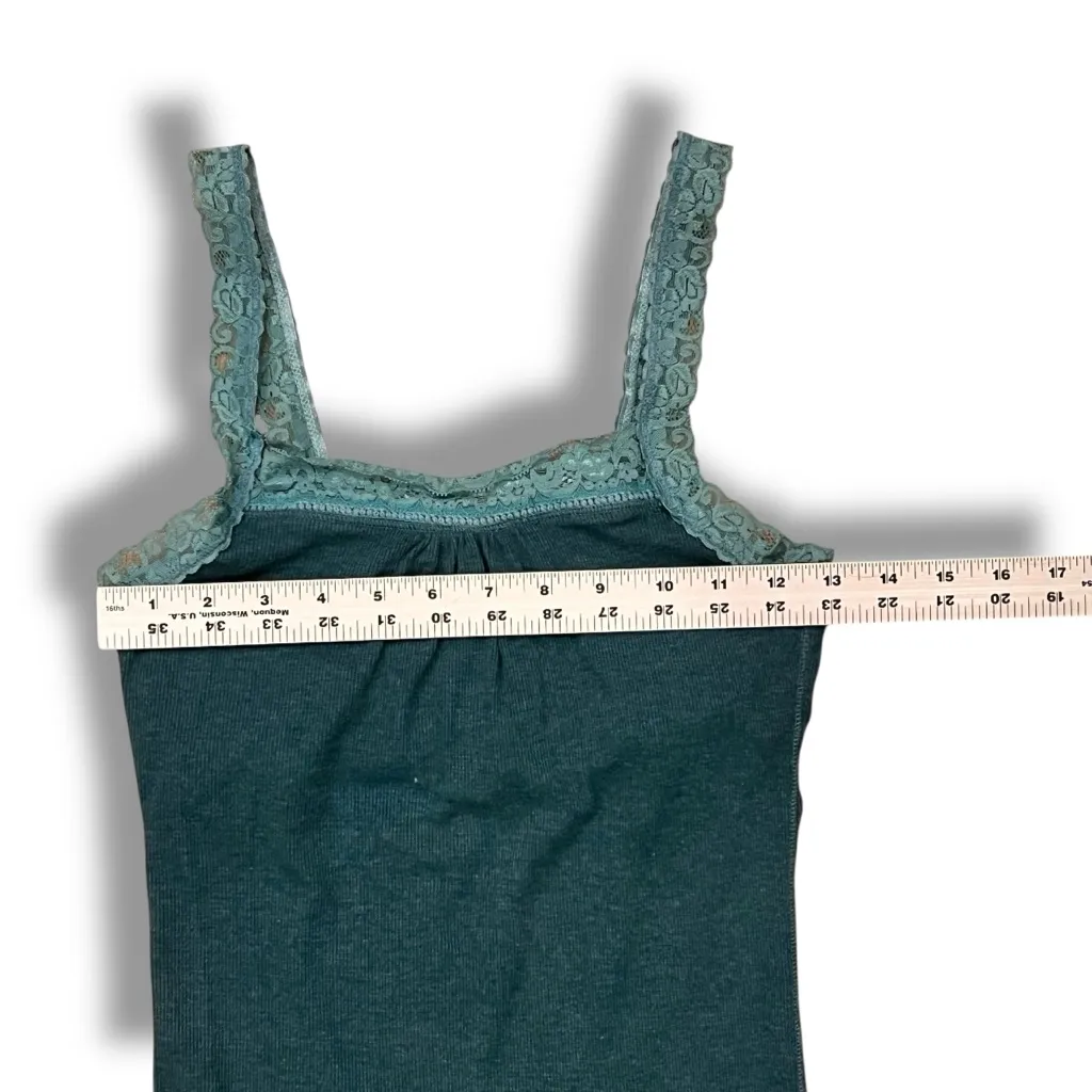 VTG 00s American Eagle Womens Lace Trim Y2K Cami Sz S Elena Gilbert Preppy A-6 - Image 7