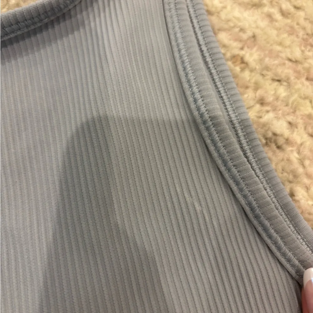 Lululemon Gray Ribbed Tank Top - Image 3