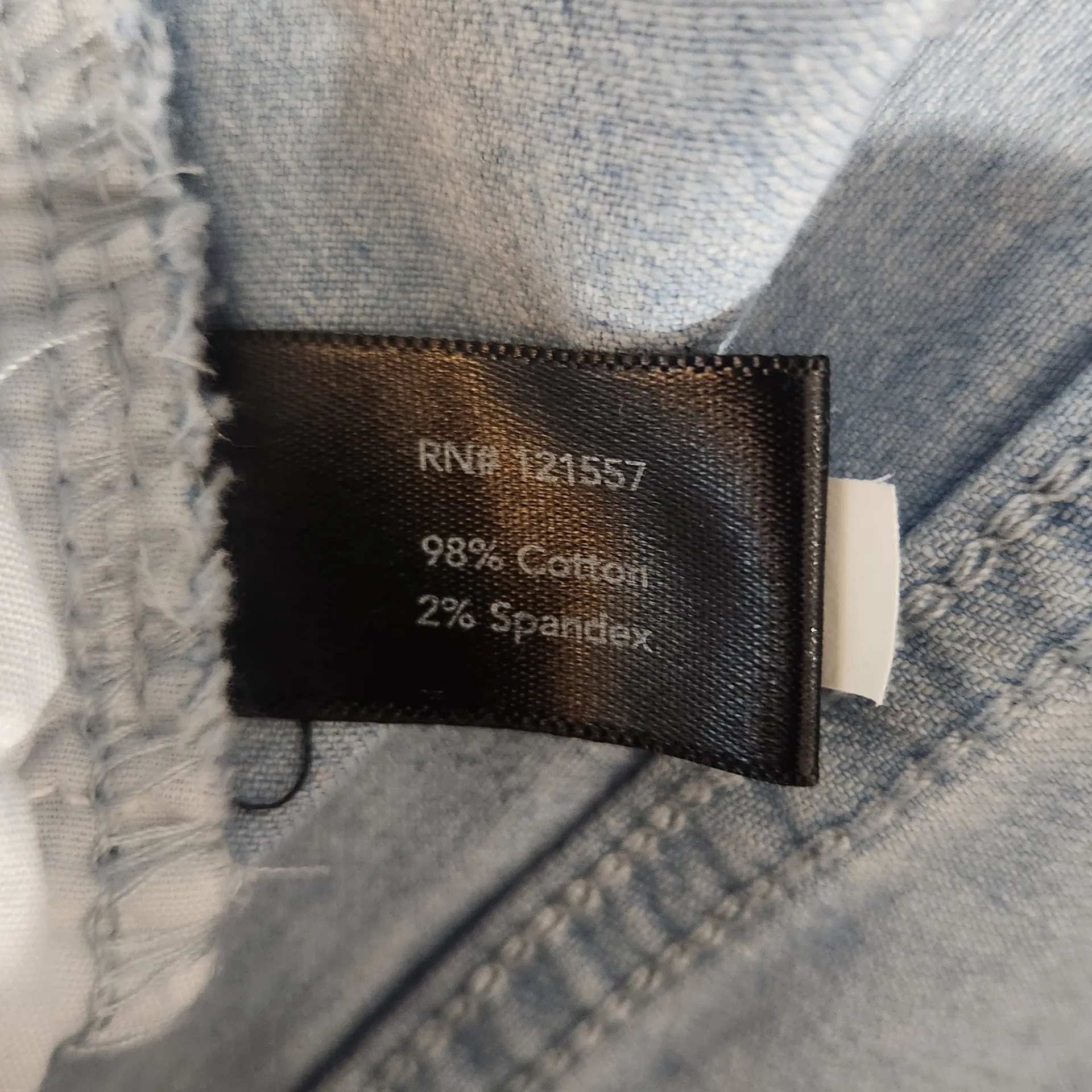 Boston Proper Light Wash Floral Appliqué Cropped Jeans Size 4 - Image 10