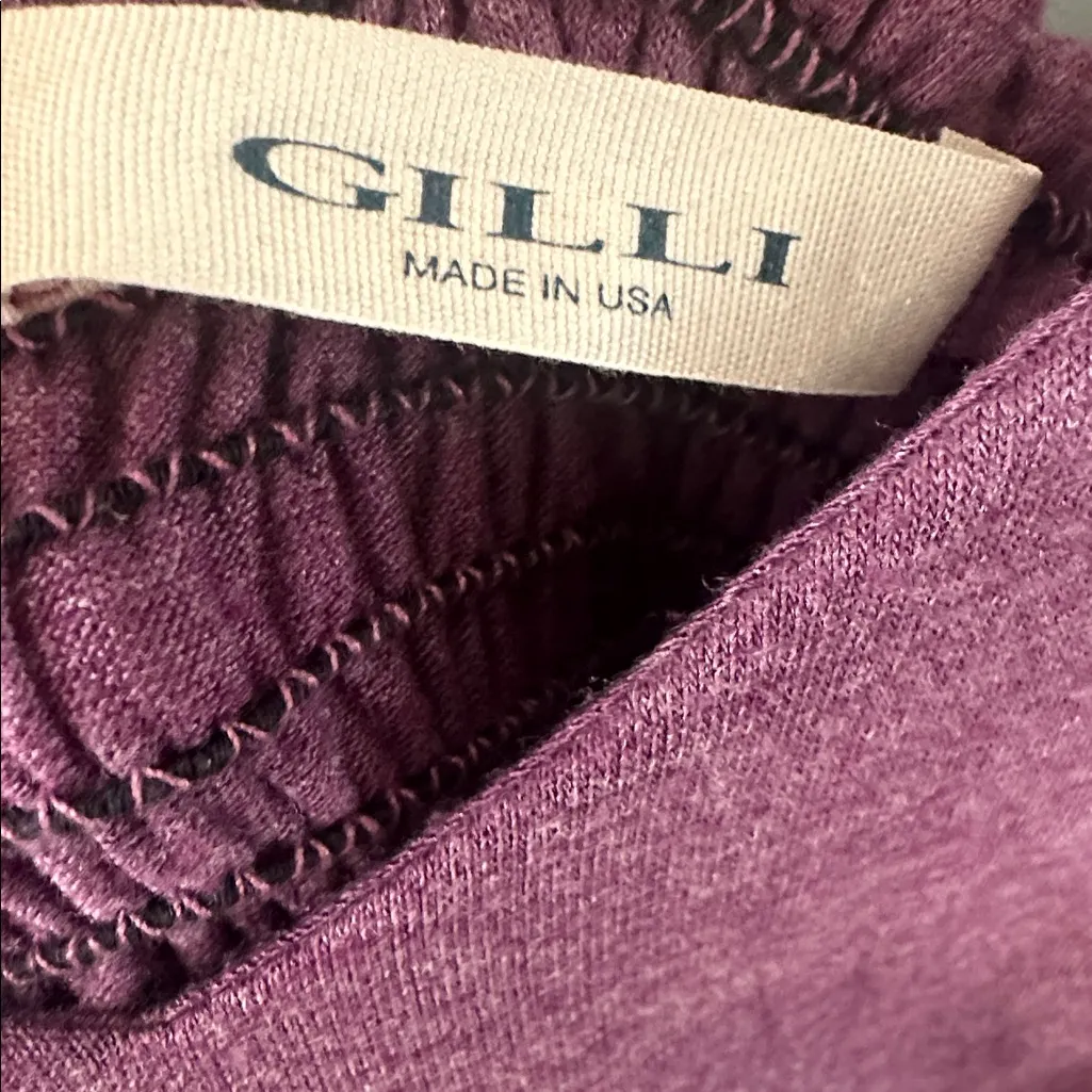 Gilli Purple Short‎ Sleeve V - Image 2
