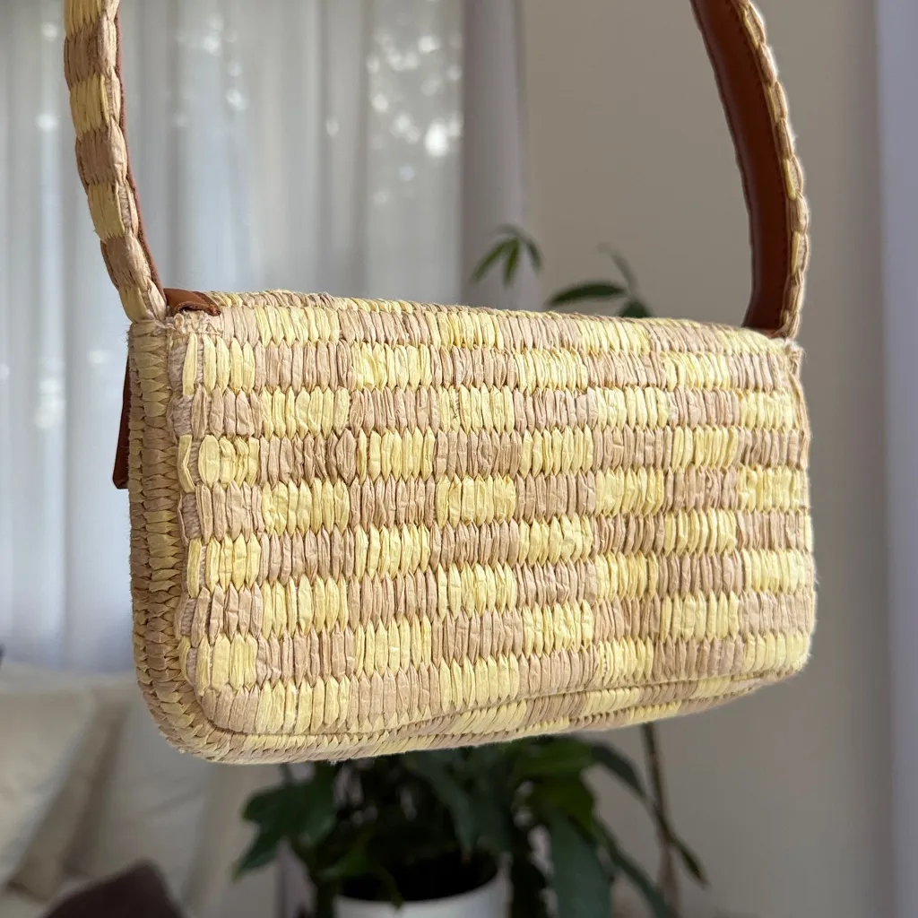 Anthropologie Straw Mini Bag - Image 4
