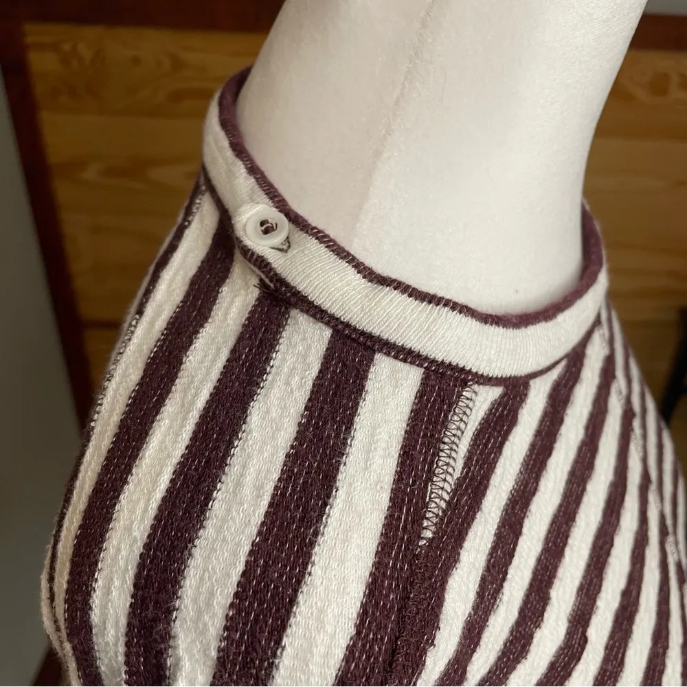 Madewell Striped Slub Long Sleeve Sweater Extra Small - Image 6