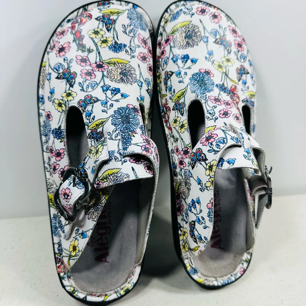 Alegria Floral Clogs size 37-6 - Image 6