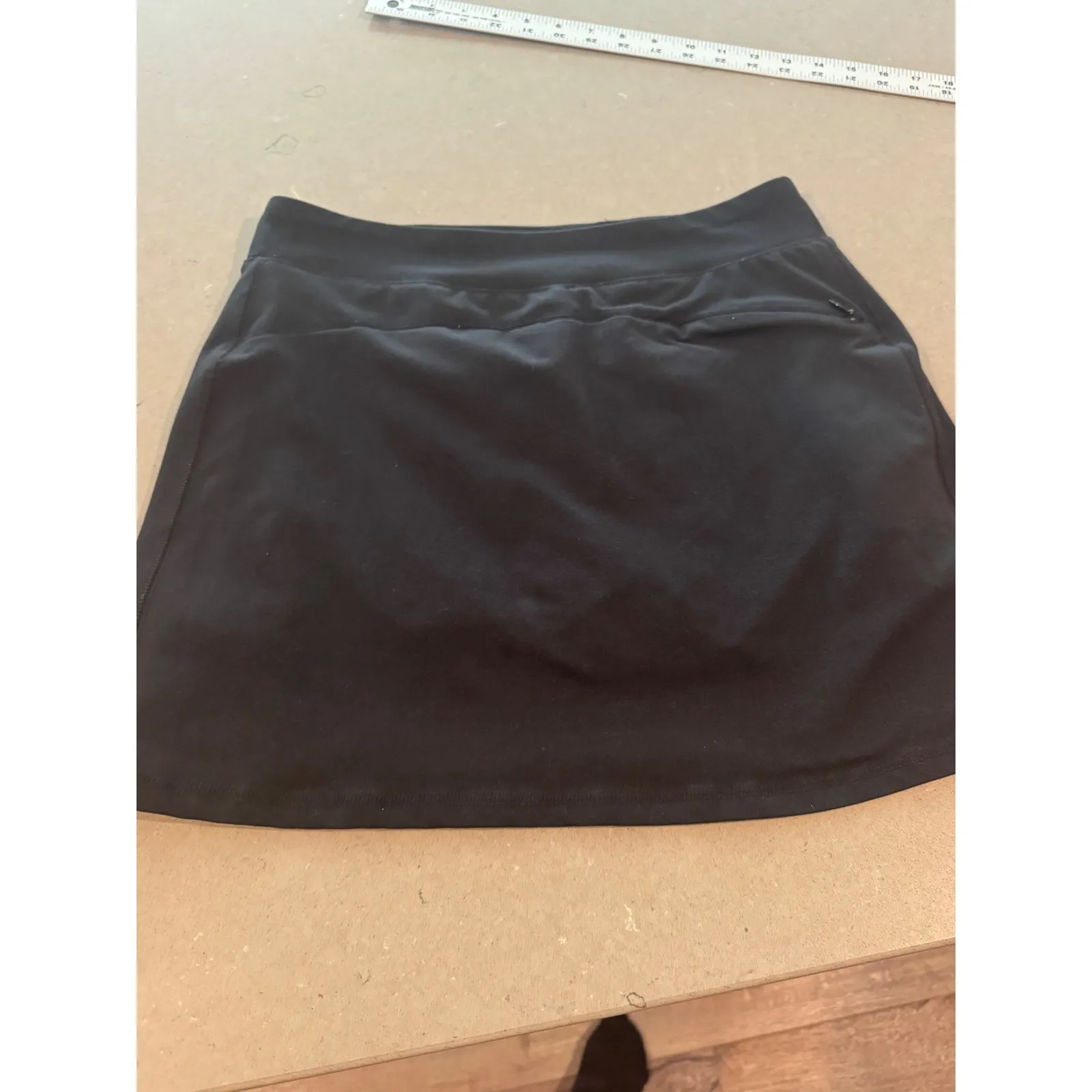 Lands End Black Athletic‎ Skort Tennis Golf Athletic Skirt Shorts Women S/P - Image 8