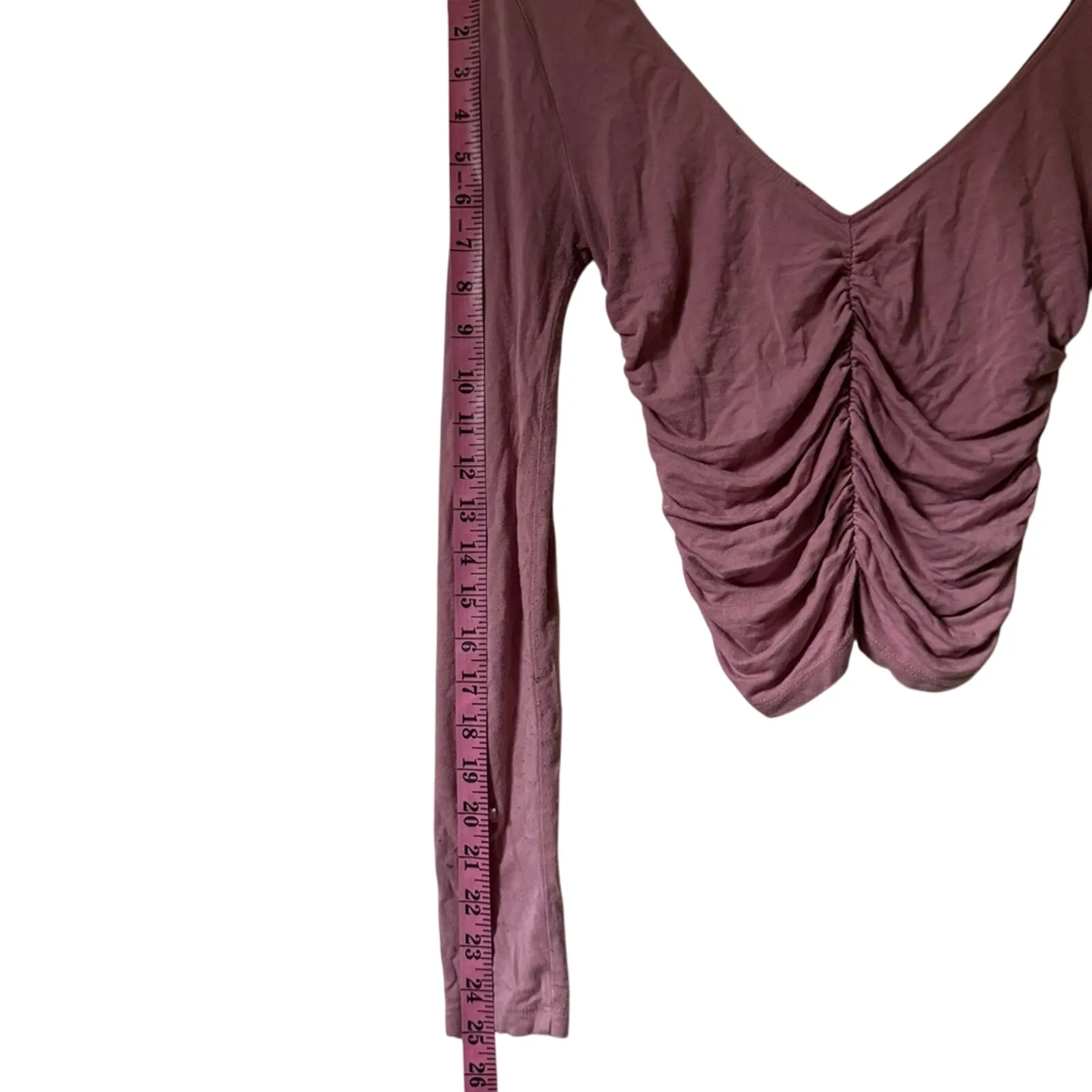 Forever 21 Women’s Long Sleeve Blouse SzS - Image 2