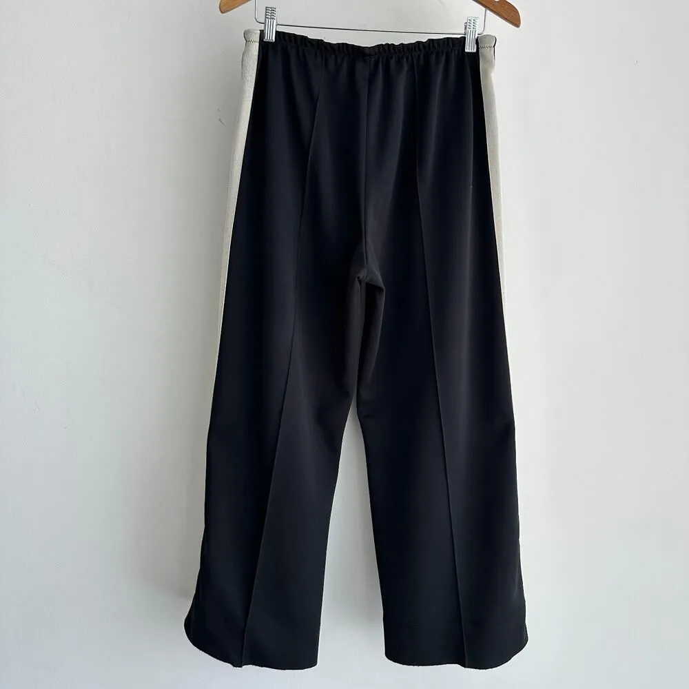 Palm Angels Track Pants Womens Large 44 Black Striped Wide Leg Street Sporty US8 - Image 8