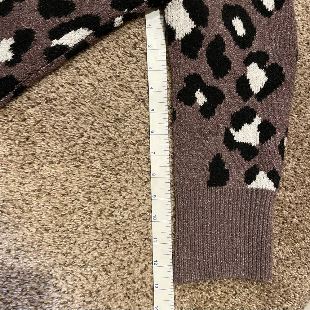 A New Day Leopard Print Pullover Sweater - Image 7