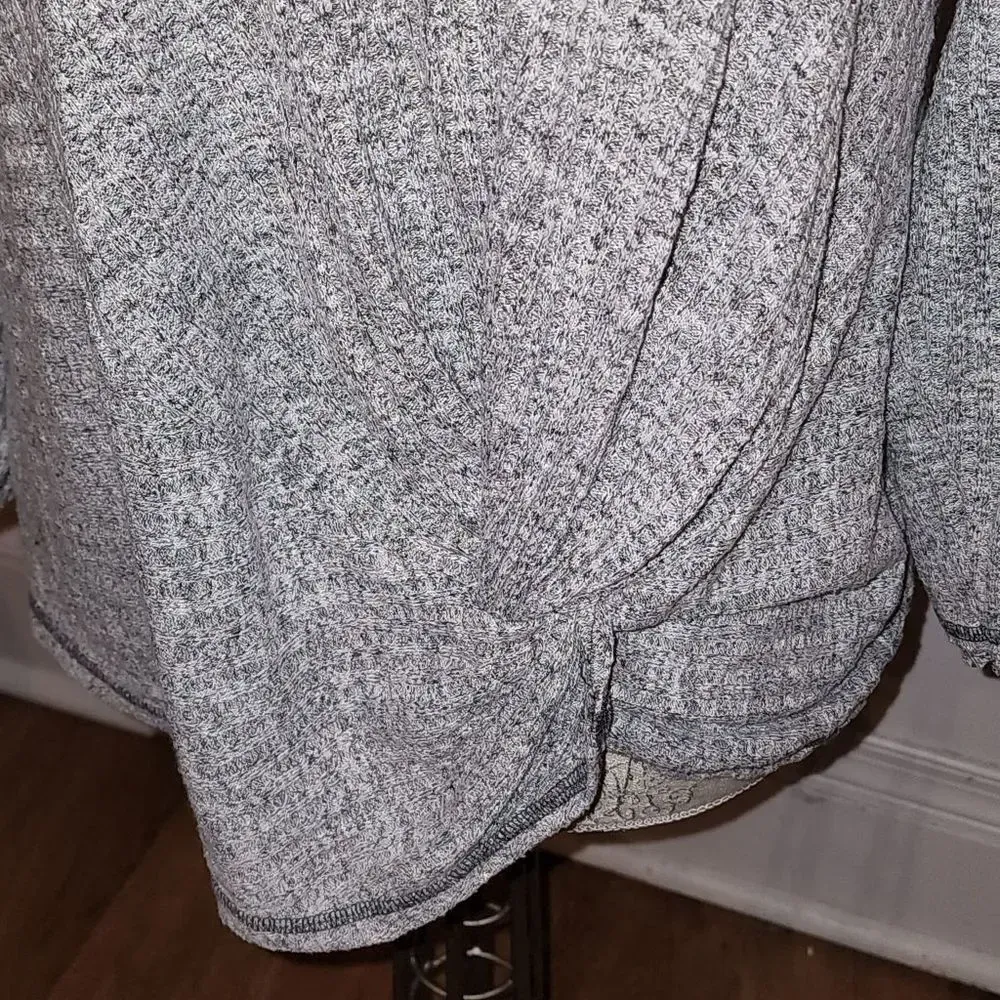 Anthropologie Womens Gray Cinched Sweater Small‎ - Image 3