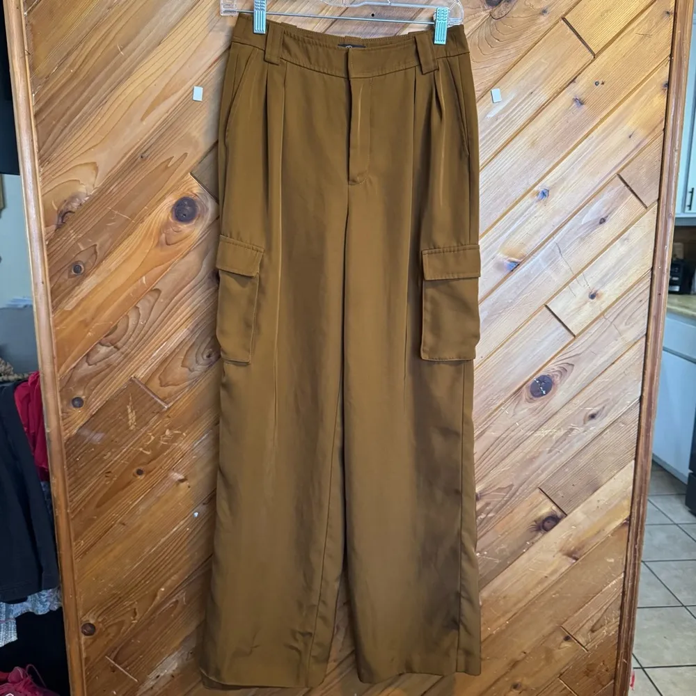 Rails Brown Wide Leg Cargo Pants Size 2 - Image 2