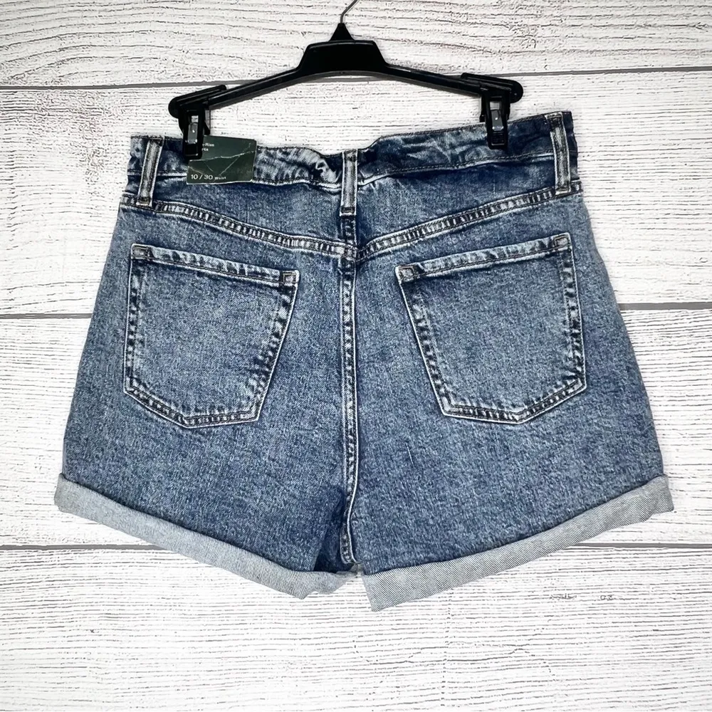 NWT Wild Fable High Waist Acid Wash Denim Shorts Size 10 - Image 5