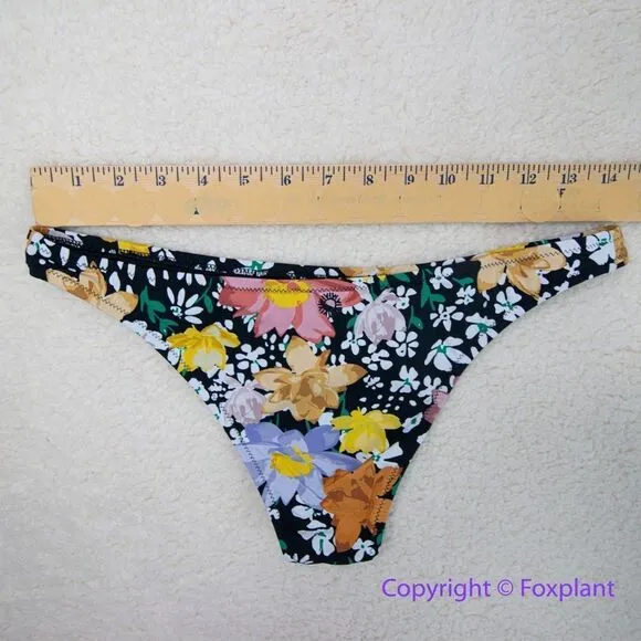 NEW Rhythm. X free people Rio Hi Cut Bikini Bottoms floral, size‎ L Red Size L - Image 8
