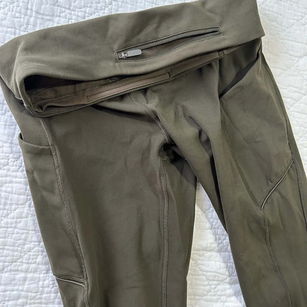 Lululemon Olive Green Leggings Women’s - Image 5