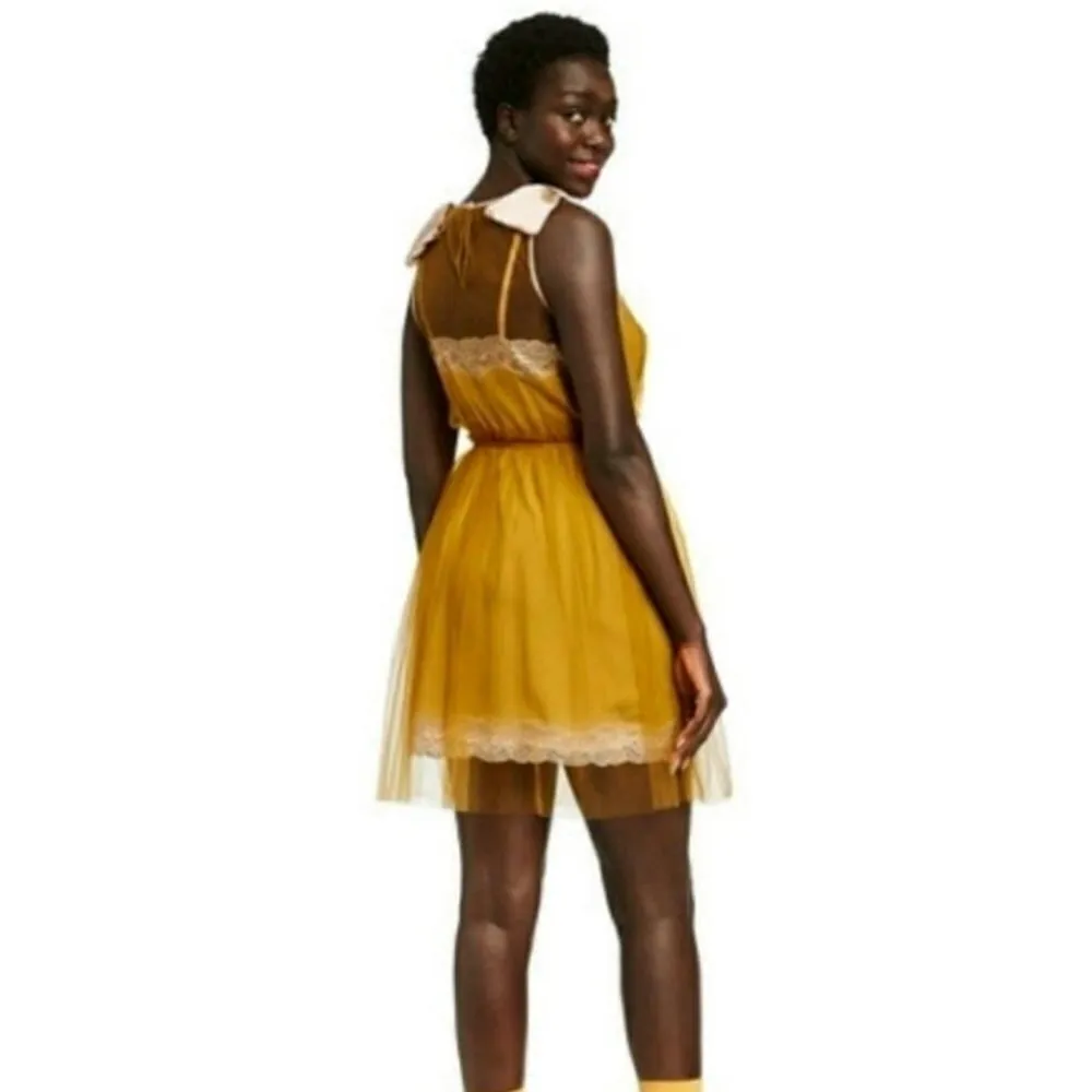 Rodarte for target gold dress C27 Gold Size XS - Image 2