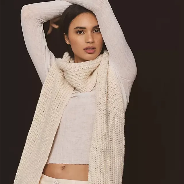 Anthropologie Colorful Fringe Scarf — NWT - Image 3