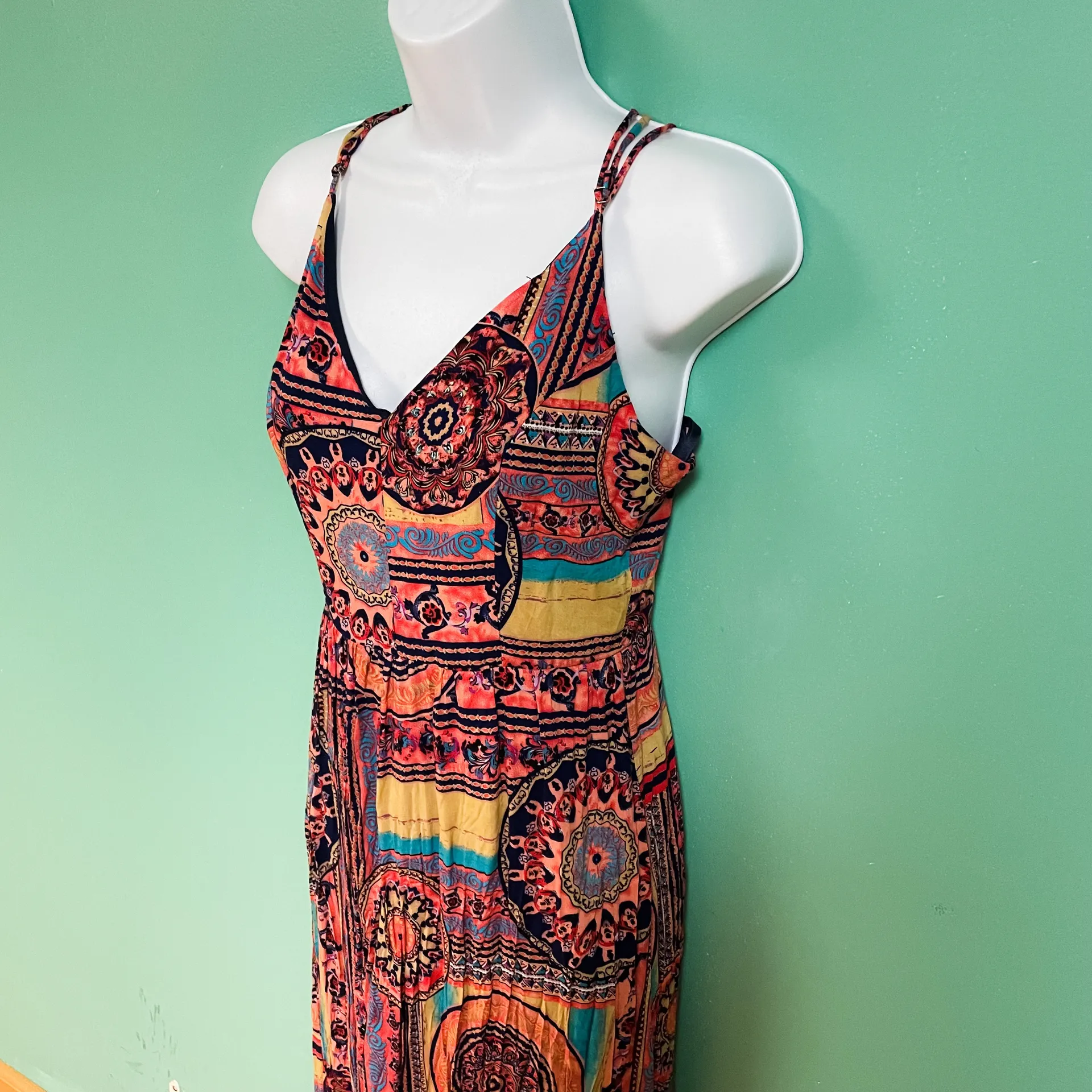 Sunrise To Sunset Boho Maxi Dress - Image 5