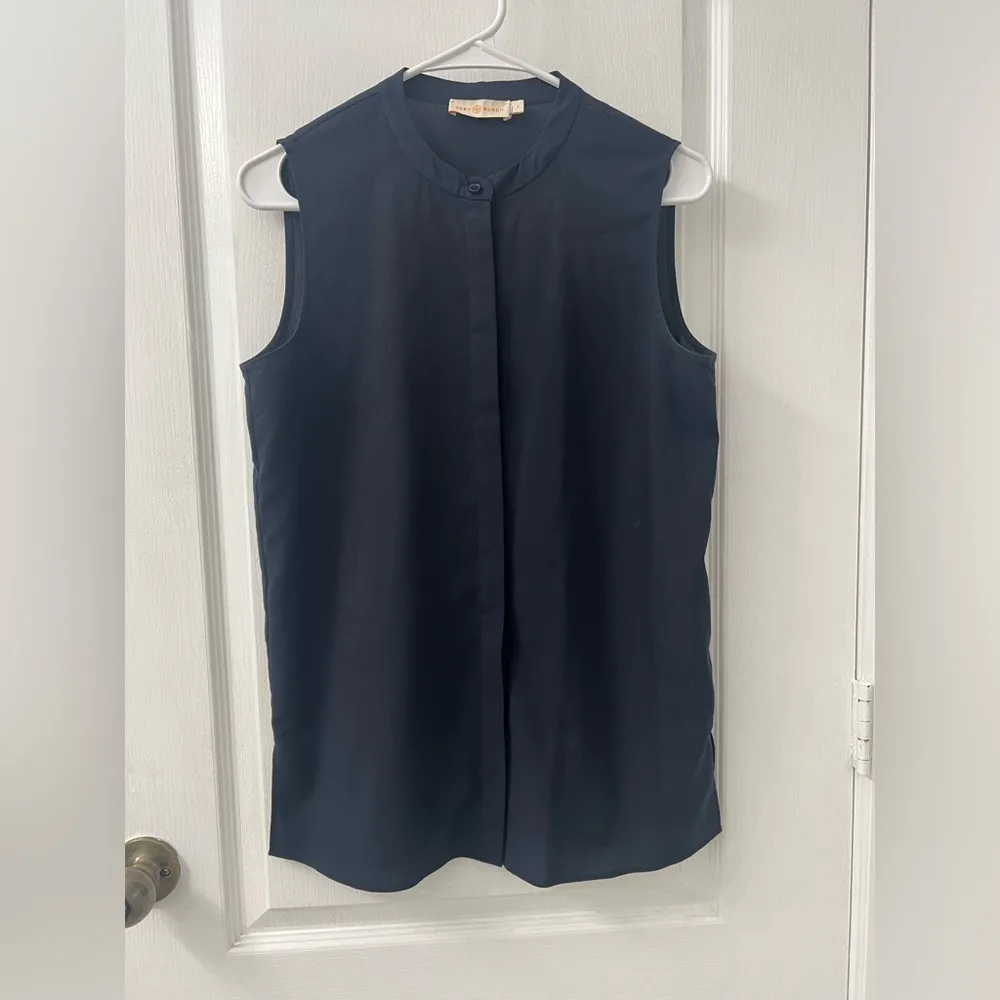 Tory Burch Crew Neck Sleeveless Tunic (Size 4) - Image 4