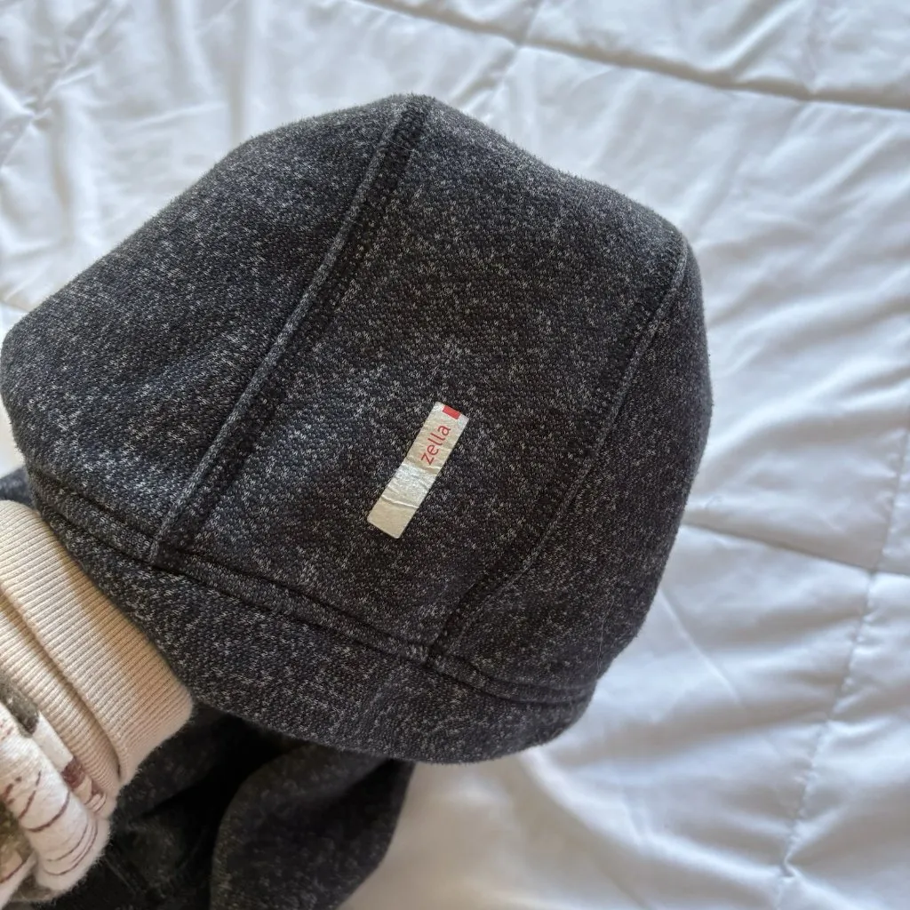 Zella Womens Size Small Hooded Jacket Gray Hoodie Sweatshirt Full Zip Gym - Image 14