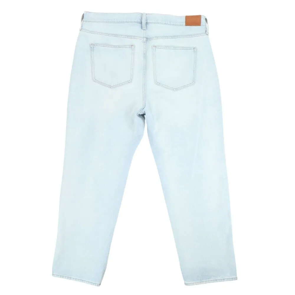 J. Crew High Rise 90s Classic Straight Fit Jeans in Waterside Wash 34 - Image 4