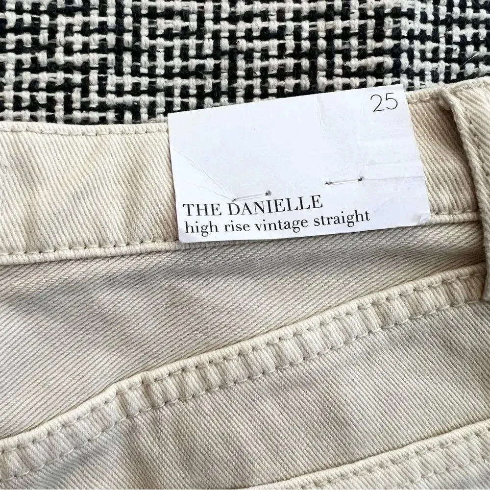 WeWoreWhat Revolve The Danielle High Rise Vintage Straight Jeans in Camp NEW - Image 7