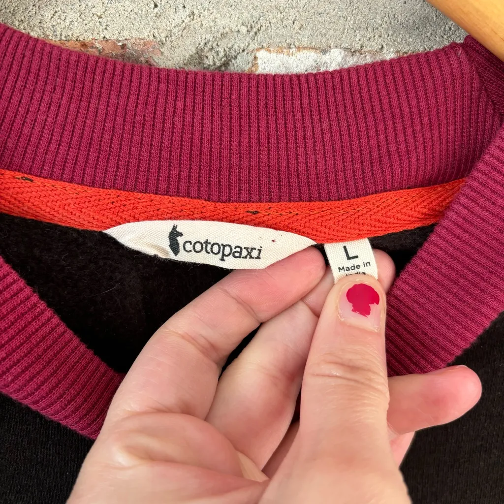 Cotopaxi Bandera Colorblock Sweatshirt, L - Image 3