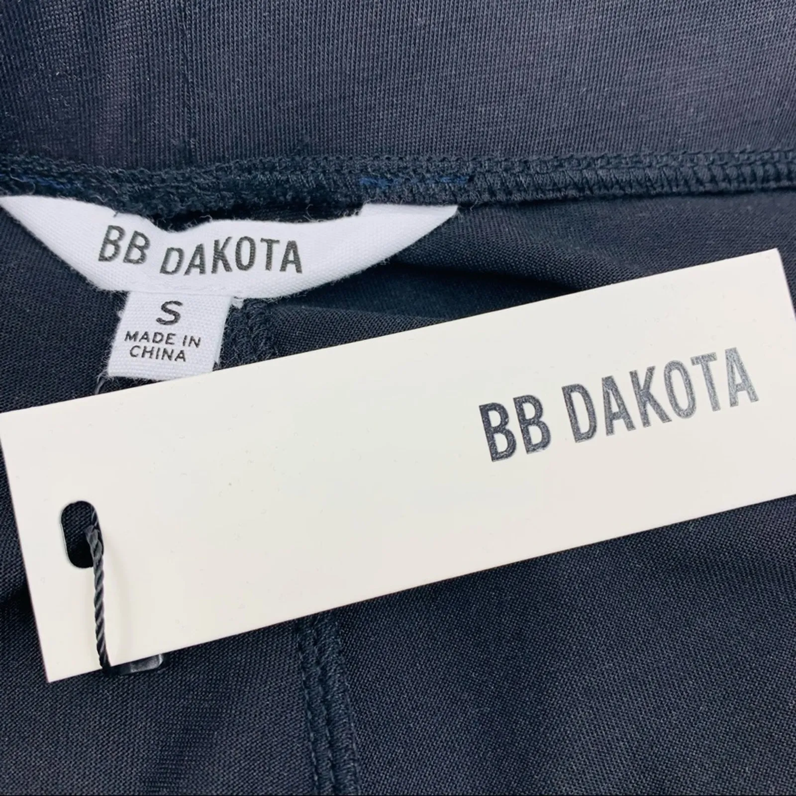 BB Dakota Black Cropped Flare Pants - Image 5