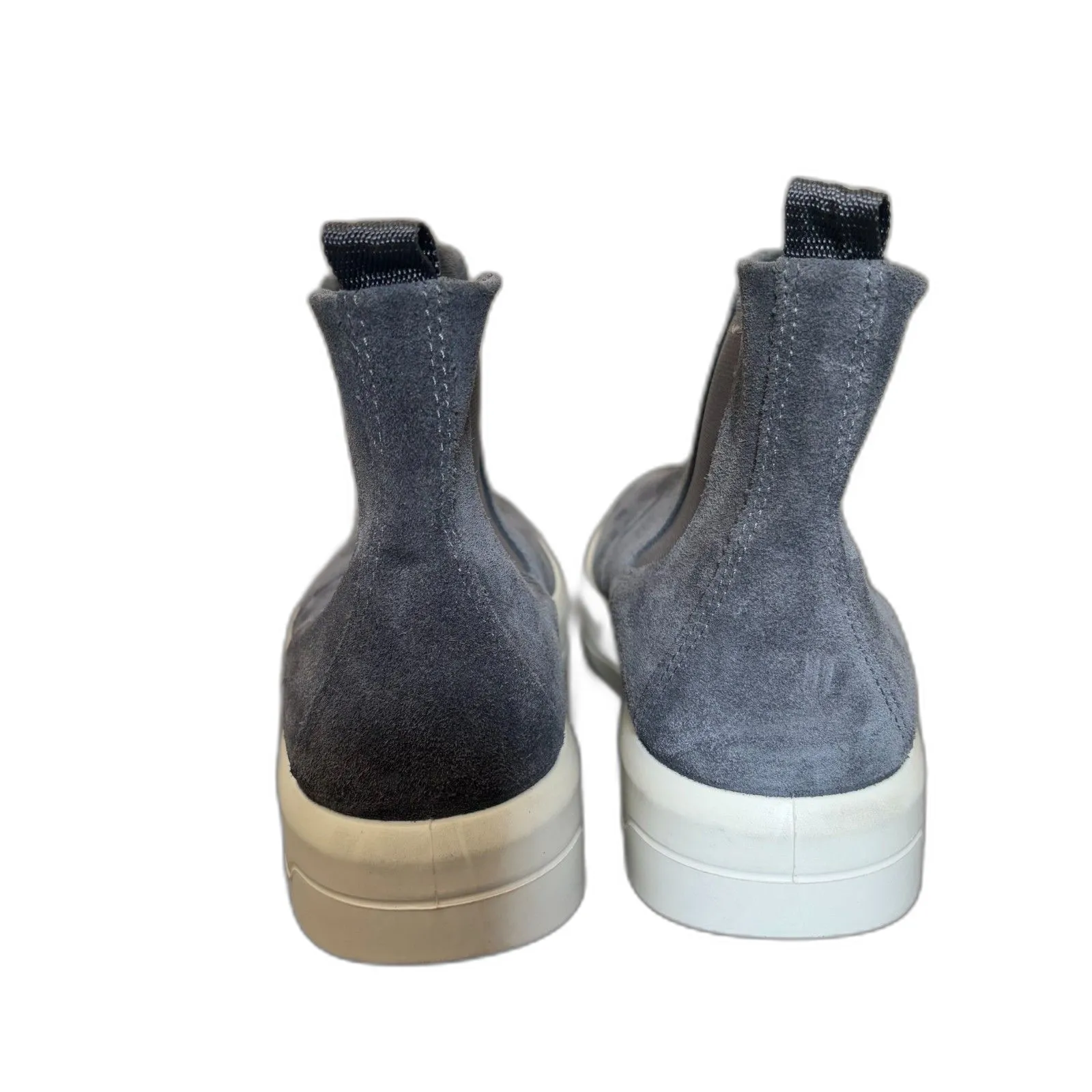 Ecco Womens Soft 9 II‎ Chelsea Boot Sneakers Magnet Gray Suede Classic Size 9 - Image 4