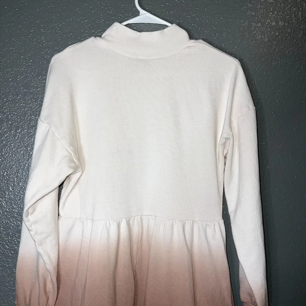 Ombre Long Sleeve Cozy Large Sweatshirt Dress - Wild Fable Brown - Image 6