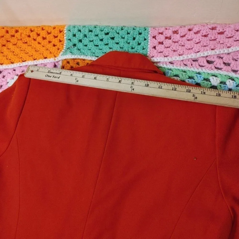 Atrium Collection Size 10 Vintage Red Elegant Professional Retro Suit Dress - Image 2