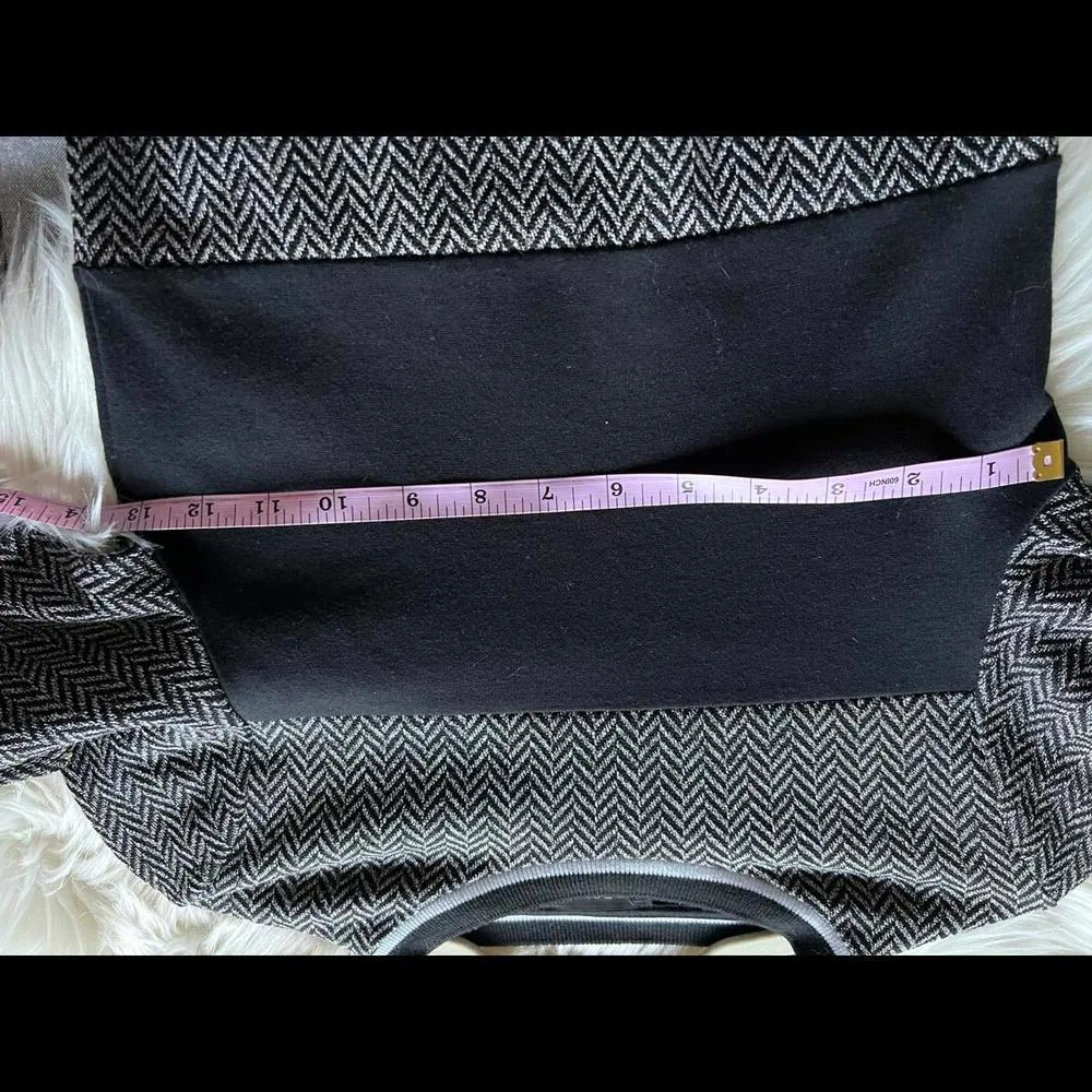 Top shop size 4 Black and Gray knit dress - Image 5