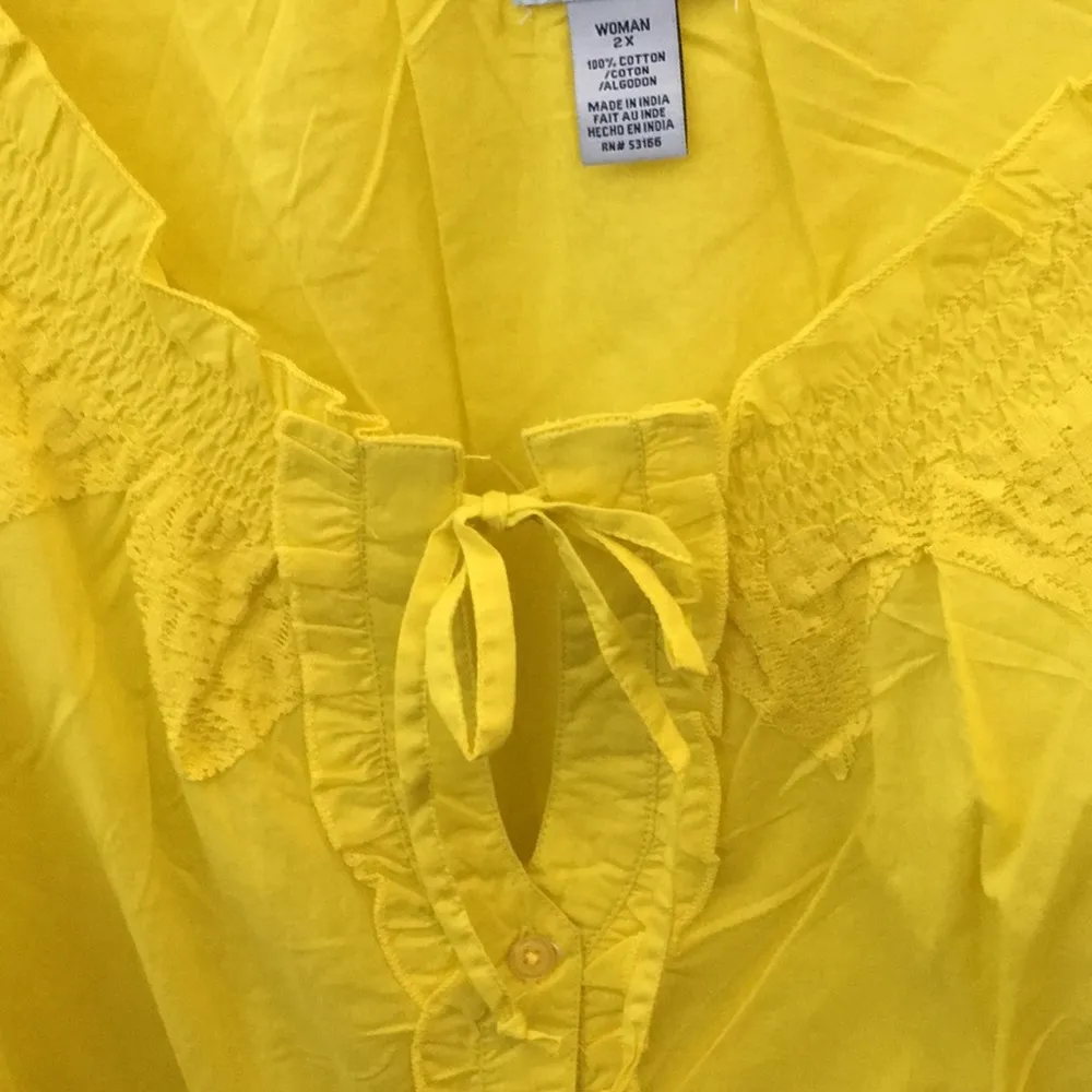 FINAL MARKDOWN Ladies Caribbean joe blouse 2x - Image 4