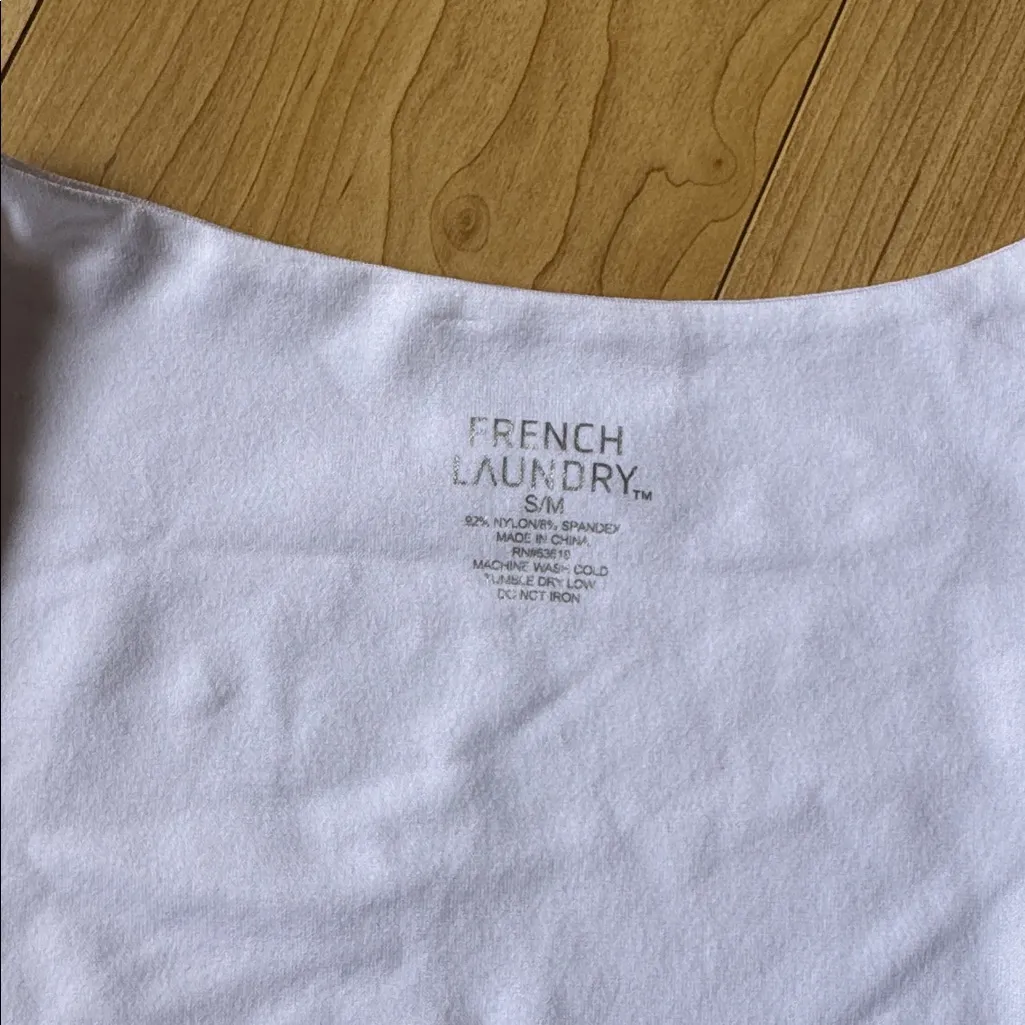 French Laundry White Tank Top - Image 2