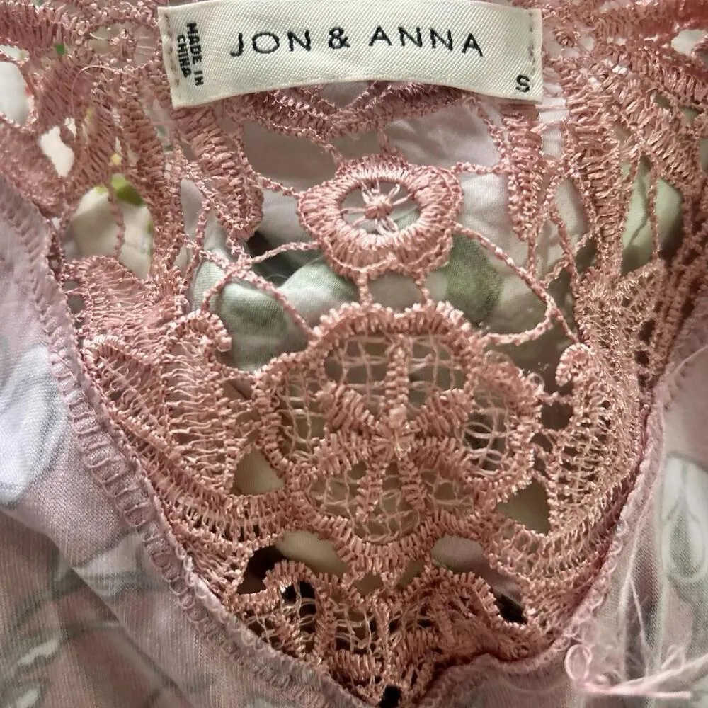 Jon & Anna Maxi Dress Sleeveless Pink Floral for Women Size Small - Image 8