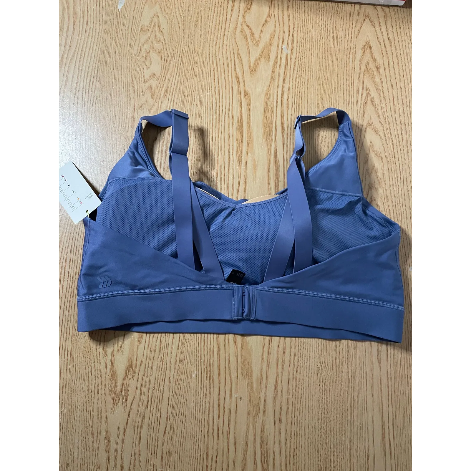 New Women’s All In Motion Sports Bra Medium Support Moisture Wicking Dk Blue XXL - Image 3