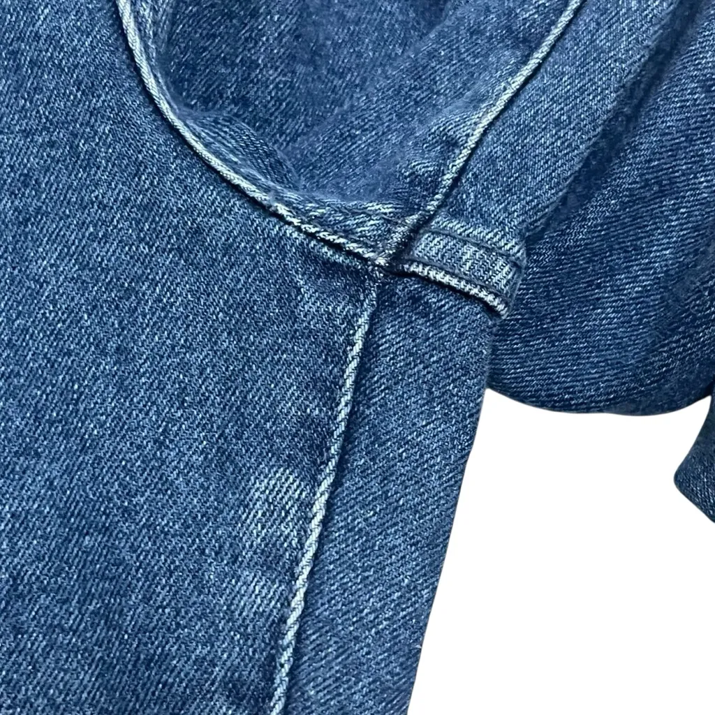 SEZANE Manu Relaxed Fit Jeans Women’s Size 6 Tapered Leg Cotton Denim FR 38 - Image 9