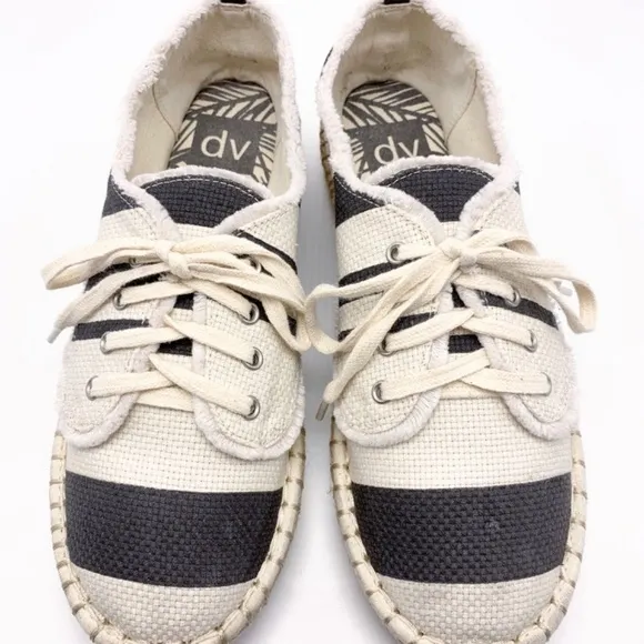 DV Dolce Vita Roxie Platform Espadrilles‎ Sneaker Black Size 8 - Image 6