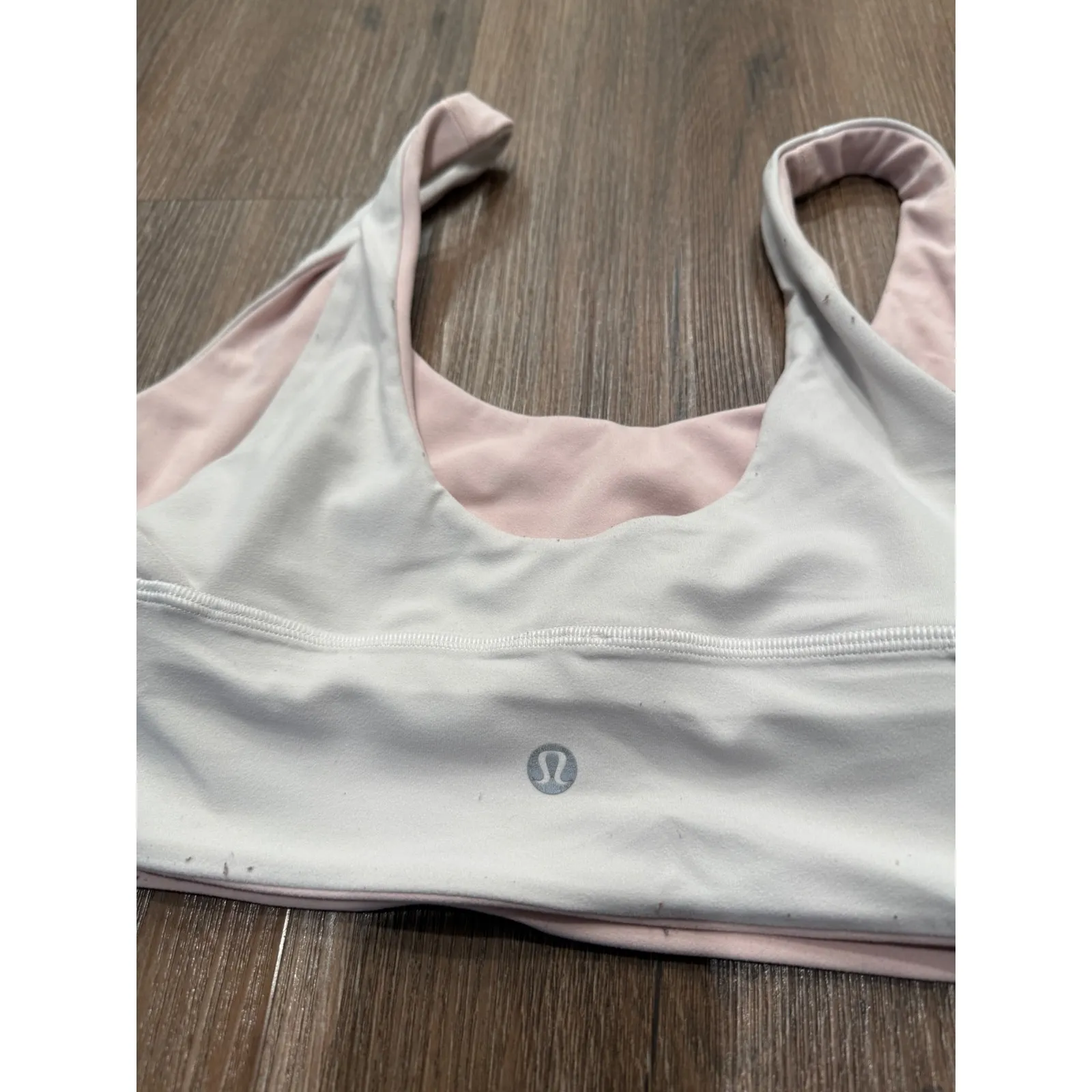 Lululemon Align Reversible Bra *Light Support, A/B Cup Pink Peony  Size 8 - Image 4
