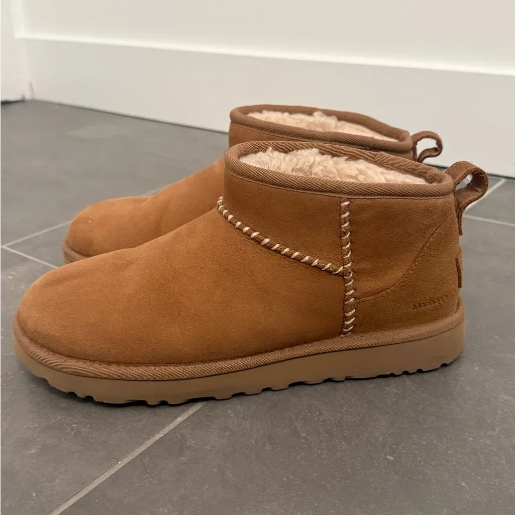 Madhappy x UGG Collab - Ultra Mini Chestnut Uggs - Image 4