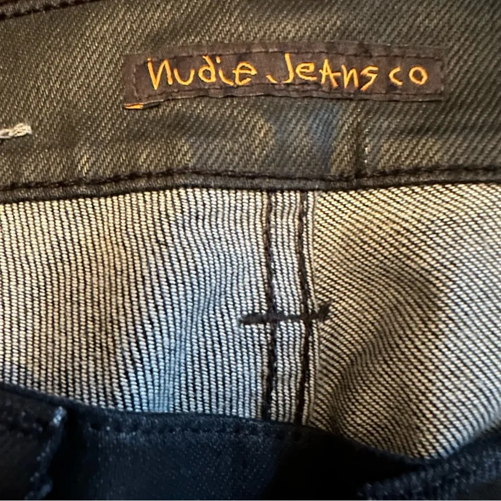 Nudie Jeans Thin Finn Back 2 Black jeans Size 32 - Image 11