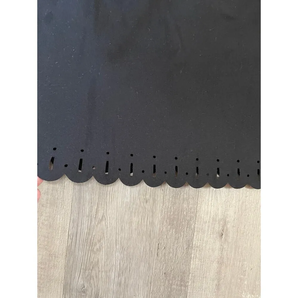 LOFT ANN TAYLOR Sleeveless eyelet collar & hem elegant beautiful Dress Sz 12. - Image 12