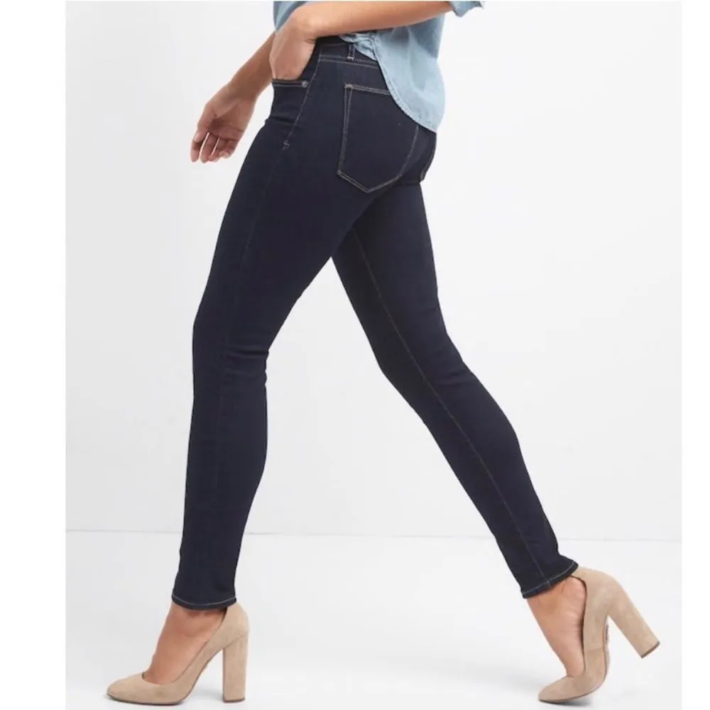 GAP Stretch True Skinny Rinsed Denim Jeans Size 29 - Image 3