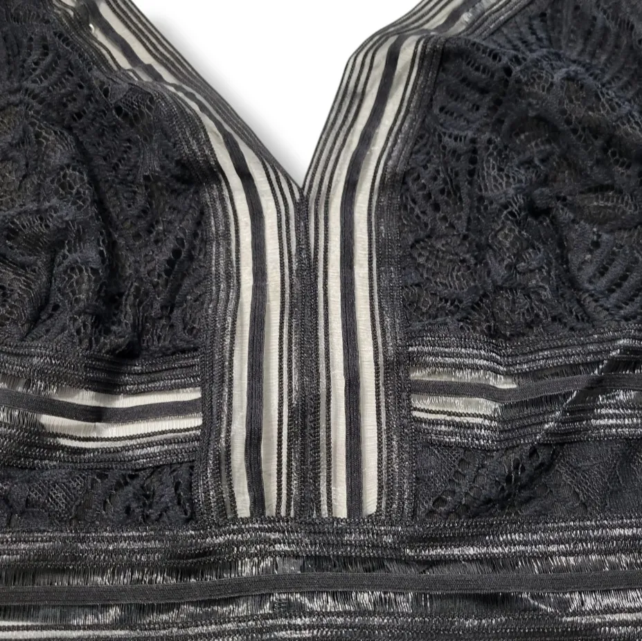 Talent Dress Size 2XL Cocktail Dress Sleeveless Spaghetti Strap Dress Lace Sheer Trim Women's Dress - Image 4