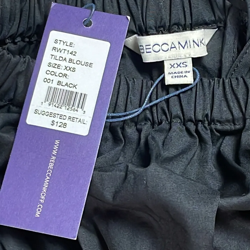 Revolve Rebecca Minkoff Tilds Blouse in Black Size XXS (Oversized fit) - Image 12