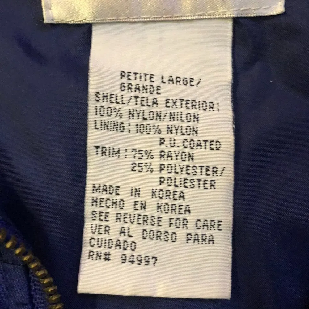 Vintage Active Frontier Jacket Womens Petite L Used Hooded Short Size undefined - Image 10