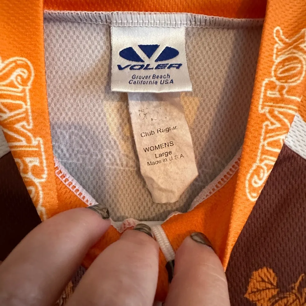 Viler Sly Fox Brewing Cycling Jersey Women’s Sz. large White - Image 2