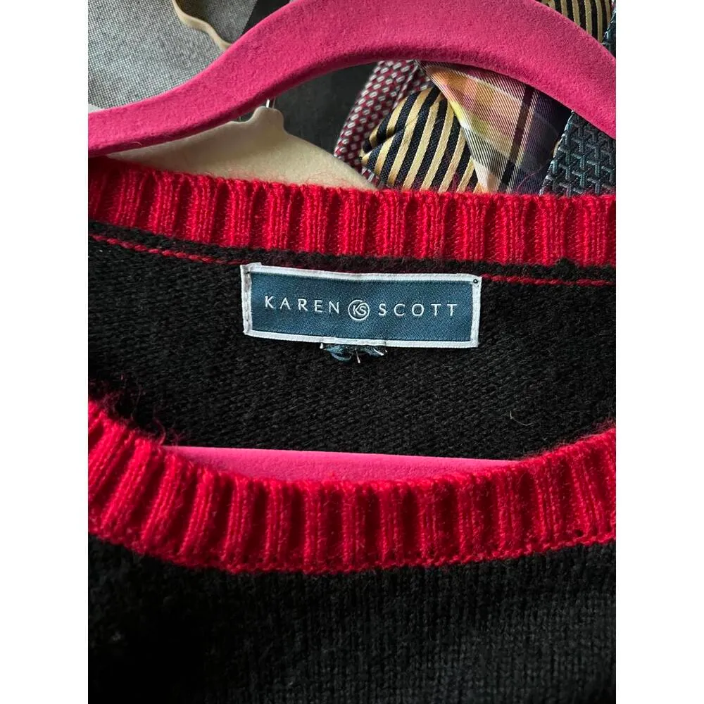 Karen Scott Festive Christmas Sweater - Image 3